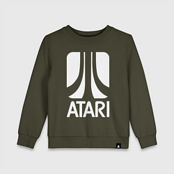 Детский свитшот Atari logo white