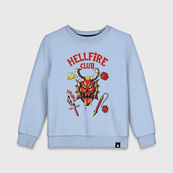 Детский свитшот Stranger things - hellfire club