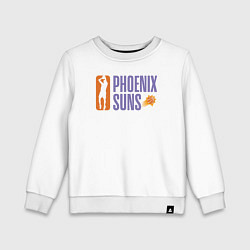 Свитшот хлопковый детский Phoenix Suns play, цвет: белый