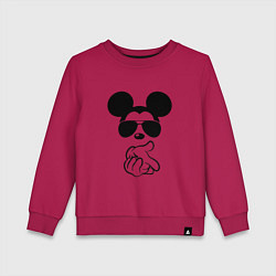 Детский свитшот Микки Маус в очках - для пары