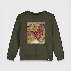 Детский свитшот Страдающее средневековье зверек мем