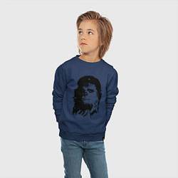 Свитшот хлопковый детский Star wars - Chewie Guevara, цвет: тёмно-синий — фото 2