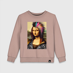 Детский свитшот Mona Lisa - punks not dead