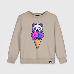 Детский свитшот Panda ice cream