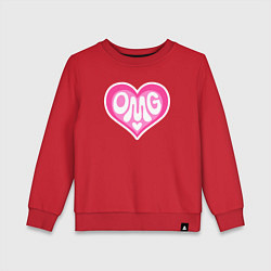 Детский свитшот Oh my god love