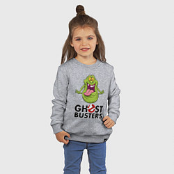 Свитшот хлопковый детский Ghostbusters - slimmer, цвет: меланж — фото 2