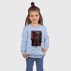 Свитшот хлопковый детский Хагги Вагги из Poppy Playtime, цвет: мягкое небо — фото 2