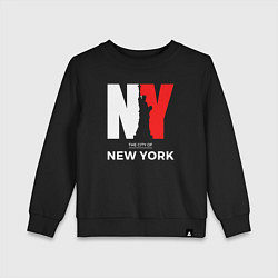 Детский свитшот The city of New York