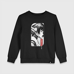 Детский свитшот Девушка-хакер