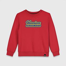 Свитшот хлопковый детский Warriors - Golden State, цвет: красный