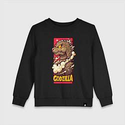 Детский свитшот Pink godzilla