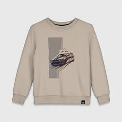 Детский свитшот Спорткар для уличной гонки