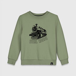 Детский свитшот Паровоз в перспективе