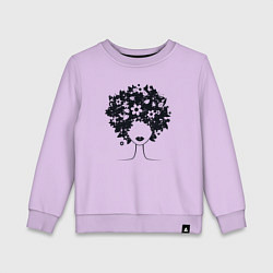 Детский свитшот Цветочная девушка