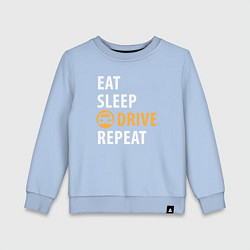 Детский свитшот Eat sleep drive