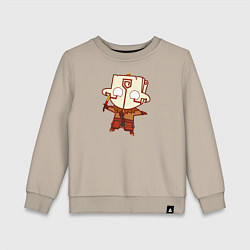 Свитшот хлопковый детский Герой из Dota 2, цвет: миндальный