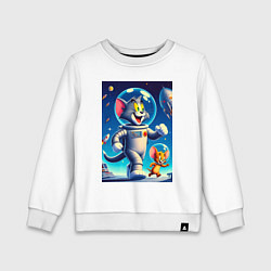 Детский свитшот Космонавты Том и Джерри