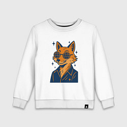 Детский свитшот Лиса в очках