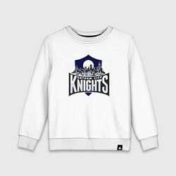 Свитшот хлопковый детский Рыцари Готема, цвет: белый