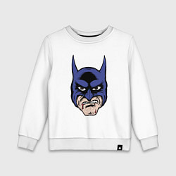 Свитшот хлопковый детский Злой Бэтмен, цвет: белый