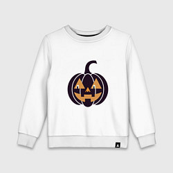 Детский свитшот Тыква Джек фонарь Хэллоуин