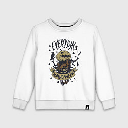 Детский свитшот Хэллоуин пугало-тыква