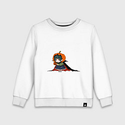 Свитшот хлопковый детский Милое коварство МаоМао - Монолог Фармацевта аниме, цвет: белый