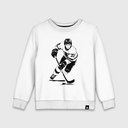 Детский свитшот Аниме хоккеист в атаке
