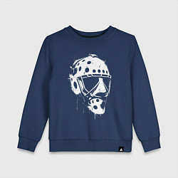 Детский свитшот Белая хоккейная маска