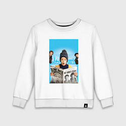 Детский свитшот Один дома в Нью-Йорке