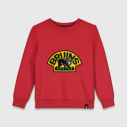 Свитшот хлопковый детский HC Boston Bruins Label, цвет: красный