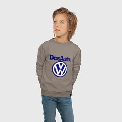 Свитшот хлопковый детский Volkswagen Das Auto, цвет: утренний латте — фото 2