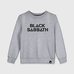 Свитшот хлопковый детский Black Sabbath, цвет: меланж