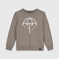 Свитшот хлопковый детский BMTH Symbol, цвет: утренний латте