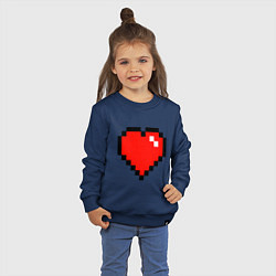 Свитшот хлопковый детский Minecraft Lover, цвет: тёмно-синий — фото 2