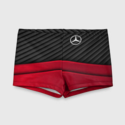 Плавки для мальчика Mercedes Benz: Red Carbon, цвет: 3D-принт