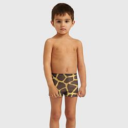 Плавки для мальчика Окрас жирафа, цвет: 3D-принт — фото 2