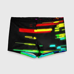 Плавки для мальчика Color fashion glitch, цвет: 3D-принт
