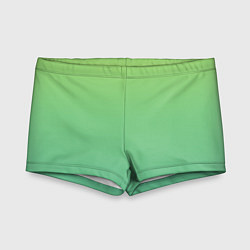 Плавки для мальчика Shades of Green GRADIENT, цвет: 3D-принт