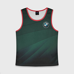 Майка-безрукавка детская GREEN BMW, цвет: 3D-красный