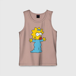 Детская майка Maggie Simpson