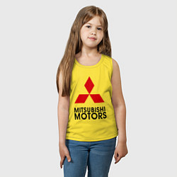 Майка детская хлопок Mitsubishi, цвет: желтый — фото 2