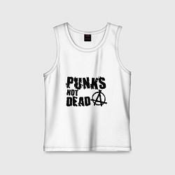 Детская майка Punks not dead