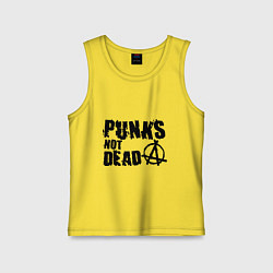 Детская майка Punks not dead