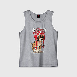 Детская майка Чихуахуа в шапочке