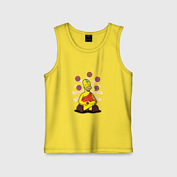 Майка детская хлопок Homer Relax, цвет: желтый