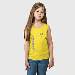 Майка детская хлопок Mazda Style, цвет: желтый — фото 2