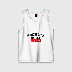 Детская майка FC Manchester United Est. 1878