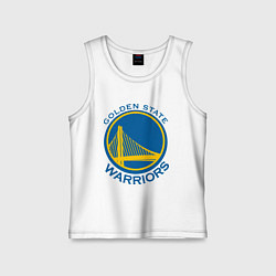 Майка детская хлопок Golden state Warriors, цвет: белый