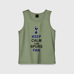 Детская майка Keep Calm & Spurs fan